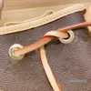 Дизайнер- Красочные кожаные коврики ведровые сумки для женщин Сумка Brachbody Блестящие золотые латунные металлические фитинги Натуральная обрезка воловья