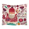 Directe American Christmas Series Gedrukt Home Tapestry Muur Opknoping Webcast Achtergrond Decoratieve Doek Wandtapijt