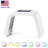 Stock in USA 7 Color LED PDT Light Facial Mask Skin Care Photon Therapy Machine Facemask Rejuvenation Tightening Acne Treatment Wrinkle Removal
