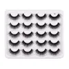 3D False Eyelashes Handmade Faux Mink Lashes lightweight soft 10 Styles Dramatic Volume Thick Natural Eyelash Wispy Fluffy Eye Makeup Tools