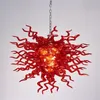 red crystal chandelier pendants lights