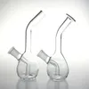 6 Inch Glass Water Smoking Egg Bong with Hookah 14mm Female Clear Thick Pyrex Recycler Handle Pot Oil Rigs Pipes