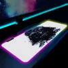 Star Battle RGB LED ضوء الماوس الوسادة ألعاب esports 900x400 ملليمتر notbook mat mat gaming mousepad hight pad mouse pc desk padmouse