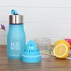 Bottiglia d'acqua Creativa 650ml Infusione di frutta in plastica Infusore portatile Bevanda Sport all'aria aperta Succo di limone Bollitore 6