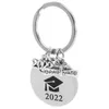 Porte-clés 2022 Cérémonie de remise des diplômes Porte-clés Certificat Souvenir Bachelor Hat Class Badge Porte-clés pour Friend2204