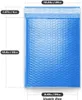 Sacs d'emballage PACKAPRO Blue Poly Self-Seal Adhésif Bubble Mailer 10X13 Enveloppes Rembourrées Pack De 25 Emballages Pour Petites Entreprises
