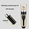 Clipper Hair Clippers Gooting (Pet Cat Dog кролик) стрижка триммер бритва Набор домашних животных Беспроводной перезаряжаемый профессионал