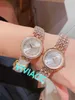 Nowe klasyczne kobiety Crystal Diamond Watches Classic Marka Geometryczne koło zegar zegarowy ze zegarem ze stali nierdzewnej zegar zegarowy