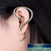Vintage Duchowe Snakeual Snake Ear Hook Kolczyki Dla Kobiet Mężczyźni Mankiet Mankiety Clip Clips Rock Punk Cartilage Piercing Biżuteria Kolczyki Factory Cena Expert Design Quality