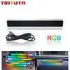 RGB VoiceActivated Rhythm Rhythm Light Creative Colorful Sound Control Ambient com 32 bits de nível de música indicador de carro LED9767035