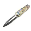 9 Models Sca Gold Abalone Shell Handle Straight Fixed Blade Knife Double Action Fishing EDC Pocket Tactical Knifes Survival Tool