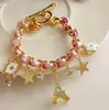 Eiffel Tower Stars Flower Heart Love Bracelets White Pink Beach Sexy Anklet Double Use Jewelry Wholesale