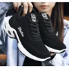 Zapatos de mujer, otoño 2021, parte superior de cuero mate, suela suave, zapatos para correr, zapatos deportivos coreanos informales con cojín para mujer PN113
