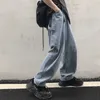 Jeans donna Corea ins Harajuku vintage pantaloni dritti moda autunno sciolto vita alta streetwear donna casual gamba larga 210608