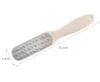 Fabriksfotbehandlingsfiler Callus Remover rostfritt stål Fötter Rasp Dual Sided Professional Pedicure Tools Premium Scrubber KD1