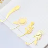 Bookmark Metal Bookmarks Instrument Bloem goud viool trompet bookzzicard Koreaans schattig briefpapier groothandel klassieke muziek