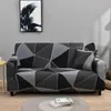 Geometrische Elastische Sofa Cover voor Woonkamer Sectional Corner SlipCover Couch Stoel Protector Home Decor 1/2/3 / 4-SEAT 210723