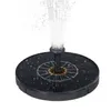 Fontana solare Fonte d'acqua rotonda Fontane domestiche Decorazione Giardino Stagno Piscina Bagno per uccelli autunno 210713