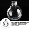 25 pcs Plastic Bottles Empty Leak Proof 150ml Transparent Container Ball Bottle for Home Decor 211130