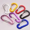 Get acquainted with durable outdoor climbing buckle S - shaped aluminum alloy hook steel wire spring fastening buckles family camping tools HW532