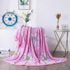 Kids Knitting Blanket Soft Warm Bed Blankets Winter Sheet Bedspread Sofa Bedding Quilt Play Wash Thin Flannel Blanket F0247 210420