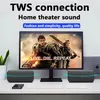 X8 60W potente altoparlante Bluetooth wireless esterno portatile TWS sistema Home Theater Hifi cassa di risonanza musicale soundbar per TV