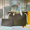 Luxurys 디자이너 핸드백 Womens Grace totes 쇼핑 어깨 가방 꽃 가죽 2pcs 지갑 세트 레이디 클러치 동전 지갑