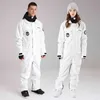 Mit kapuze Winddicht Frauen Ski Overall Outdoor Weibliche Schnee Anzüge Wasserdichte Frau Snowboard Overalls Outfits Kleidung 220106