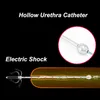 NXY Cockrings 2021 Electro Shock Male Urine Catheter Hollow Metal Penis Dilator Urethra Plug Electric Massager SM Tool Sex Toys for Men 1124