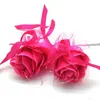 Regalos de día de San Valentín creativo presente regalo de cumpleaños iluminoso brillante rosa flor de flores coloridas flores artificiales
