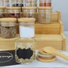 Keuken Opslagorganisatie Aaak -3-Tier Niet-uitbreidbaar Bamboe Spice Rack Step Plank Cabinet Organizer