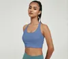 Womens Sports Oefening Bra Yoga Outfits Vest Straps Bodybuilding All Match Casual Gym Push Up Bras Goede Kwaliteit Crop Tops Indoor Outdoor Training Running Kleding