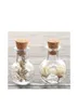 5st Mini Glass Wishing Bottle Cork Stopper Tomma provburkar DIY Pendants förvaringsflaskor Bröllop Hemdekoration Tillbehör247R