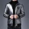 Top Grade Designer Brand Casual Fashion Shiny Bubble Men Down Jacket Winter Windbreaker Streetwear Coats Clothes 211214