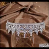 Autres cheveux Drop Livraison 2021 Parmalambe européen Zircon avec perle princesse bandeau couronne bijoux reine mariée mariage diadème Aessory Y58IW