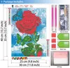 DIY Diamond Målning som hembutik eller kontorsväggdekoration 5D HD Flower Canvas PaintbyNumber Full Diamonds Art Craft Kits For7689569