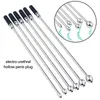 Nxy Adulto Brinquedos Electro Uretral Dilator Hollow Penis Plug Inserir Sounds Cateter Uretral Estimulador Sexo Brinquedos para Homens Sounding Rod masturbadores1201