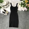 Gaganight Stretch Kobiety Bodycon Party Midi Dress Moda Głęboka V Nneck Solid Eleganckie bandaż Damskie sukienki Vestidos Robe Femme 210519