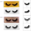 Soft Light Natural 3D Mink Pestañas postizas Gruesas multicapa Reutilizable Hecho a mano Extensiones de pestañas postizas Maquillaje de ojos para mujeres Belleza Uso diario