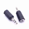 Connecteurs femelles 3,5 mm mâle à 2,5 mm Adaptateur de prise micro audio stéréo Adaptateurs de convertisseur mini-jack255e
