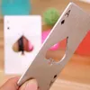 Stainless Steel Bottle Opener,Bar Cooking Poker Playing Card of Spades Tools,Mini Wallet Credit Card Openers DAF17