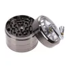 Smoking Accessory 4-layer Tobacco Grinder Manual Aluminum Herbal Herb Mill Spice Crusher Smoke Grinders Crushers Hand Crank Muller