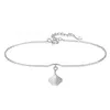 Мода Creative Ginkgo Leaf Charm Bangle S925 Choker Sier Choker Ожерелье