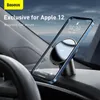 Baseus Magnetic Car Phone For Iphone Apple 12 Mobilephone 360 Rotation Air Vent Center Consoles Stand Mount Auto Holder