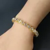 Bangle Elegant Grote Crystal Rhinestone Stretch Armbanden Goud Kleur en Verzilverd Bruiloft Bruiloft Manchet Armbanden voor Vrouwen