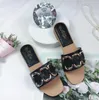 Summer Women's Beach Slippers Woman Sandals Metallic Decoration Fashion Shoes flip flops for women Y1103