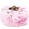 Mobili da campo Gigante Beanbag Copridivano Grande XXL No Farcito Bean Bag Pouf Ottoman Sedia Divano Letto Sedile Puff Futon Relax Lounge2012358