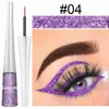 NEW arrival CmaaDu Ultimate Professional Liquid Eyeliner pen 16 Color Colorful Glitter Shiny Eye shadow Waterproof Long Lasting