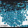 Sying Notions Tools Apparel Sapphire SS6-SS30 DMC Blue Zircon Fix Rhinestones Iron On Strass Flatback Fix Diy Nail Art/