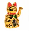 2021 Chinese Lucky Cat Wealth Waving Cat Gold Waving Hand Feng-Shui Lucky Maneki Neko Cute Home Decor Welcome Waving Cat Wholesale